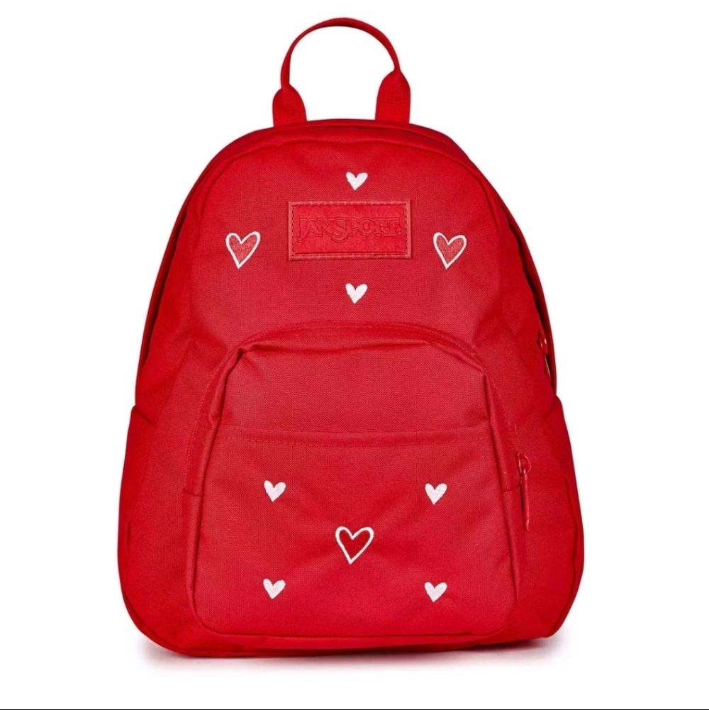 JanSport Half Pint Miniature Bag - Red Party Hearts